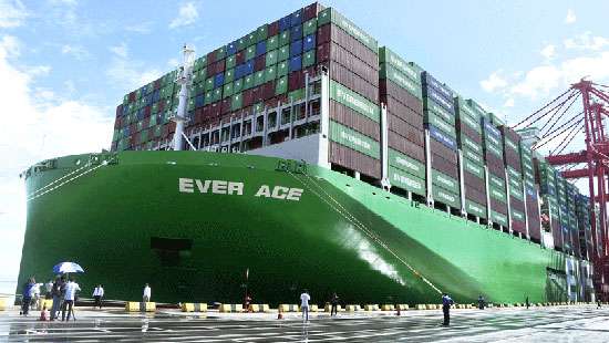 ’Ever Ace’ at Colombo Port