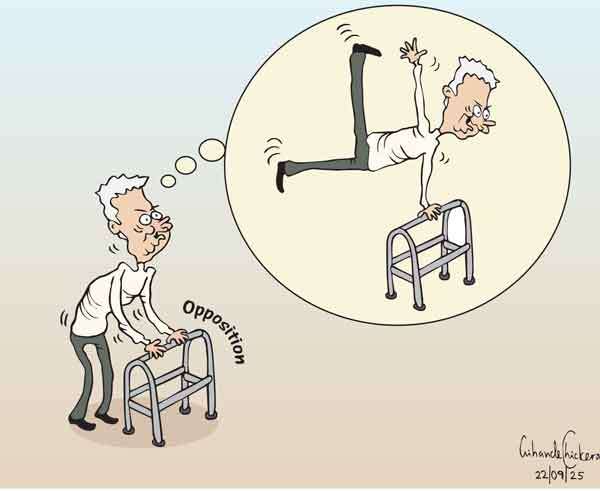 Cartoon of the Day 22 -09-2025: The Opposition’s Dream of Acrobatics