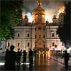 Russian attack sets fire to centuries-old religious site in Kyiv and kills 5 in Kharkiv