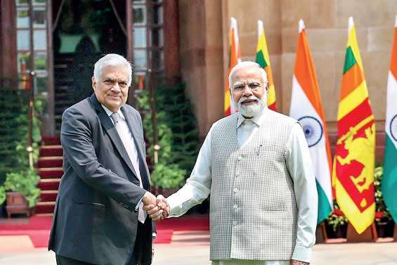 Ranil-Modi talks India, Sri Lanka  set to establish land  connectivity