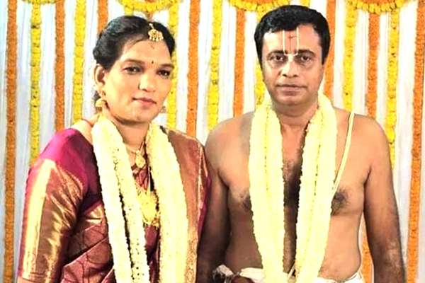 Netball star Tharjini Sivalingam marries R. Prasad in Chennai