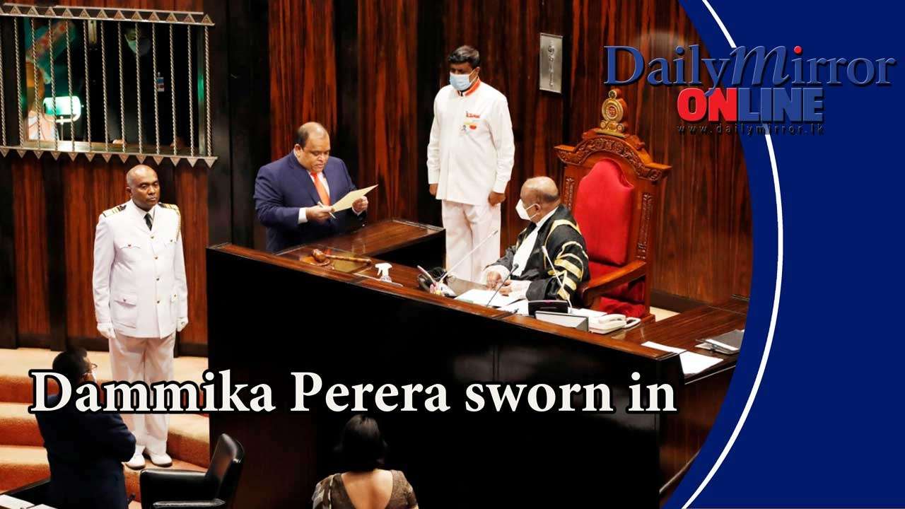 Dammika Perera sworn in