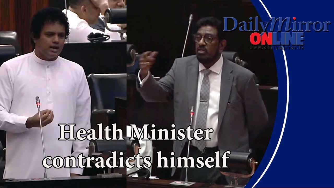 Health Minister contradicts himself