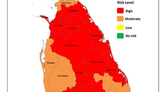 Severe lightning; red alert for 12 districts