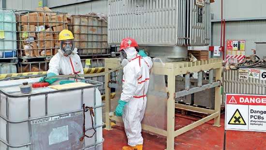 Joint effort enables safe disposal of 191 tons of PCB-contaminated waste