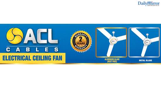 ACL Ceiling Fans awarded Star rating in compliance with Energy Efficiency and safety standards