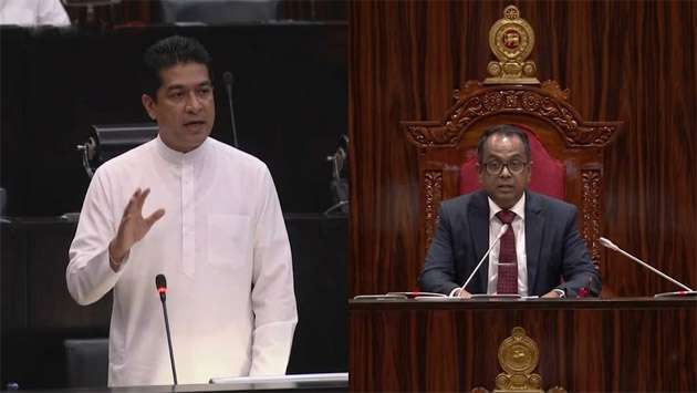 Speaker threatens to remove MP Sujeewa Senasinghe from chambers
