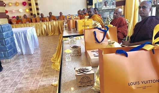 Rs.20mn alms giving for Siridhamma Thera’s b’day