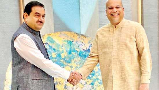 HC Moragoda meets Adani Group Chairman