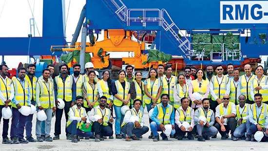 CWIT’s first batch of automated CRMG cranes arrive at Colombo Port