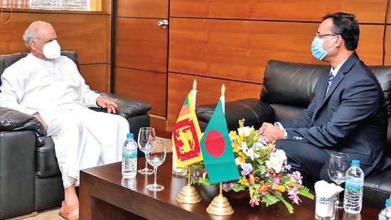 Bangladesh High Commissioner meets with Education Minister Dinesh Gunawardena