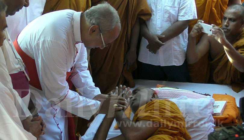 Cardinal visits Rathana Thera