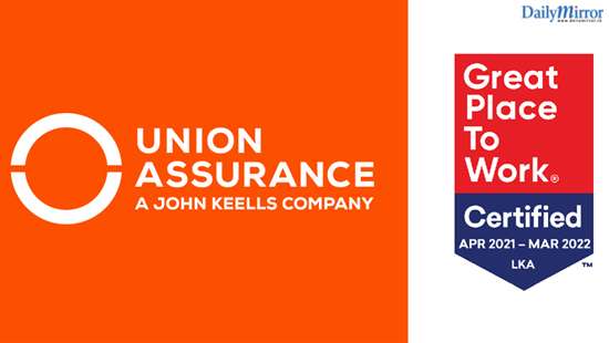 Union Assurance recognized as a Best Workplace in Sri Lanka