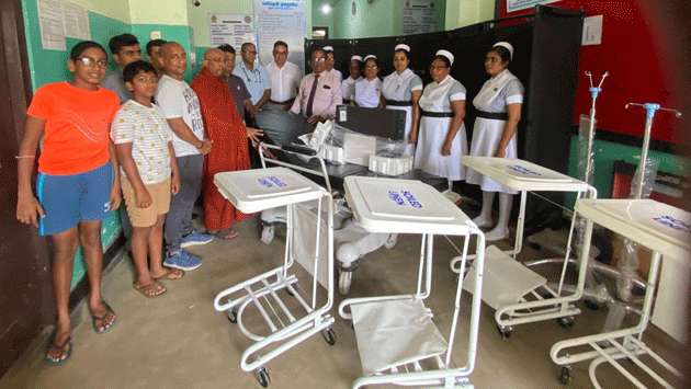 Medical equipment donated...