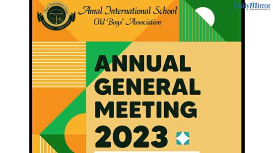 Annual General Meeting of the Old Boys’ Association of Amal International School