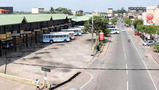 Gampaha town wears deserted look