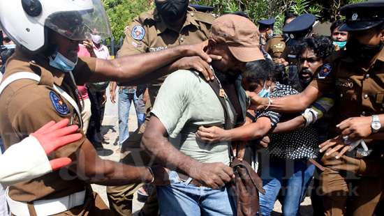 FSP protesters arrested