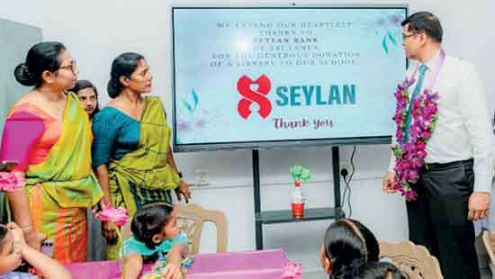 Seylan Bank opens 290th ‘Pahasara’ library at Sujatha Balika Vidyalaya