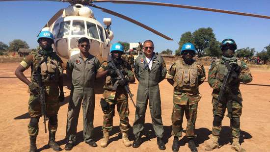 Operation of SL Aviation Unit in Central Africa