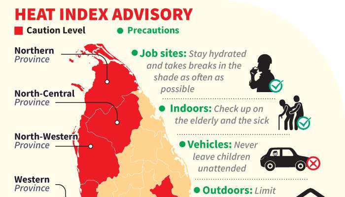 Public urged to take precautions amid rising temperatures