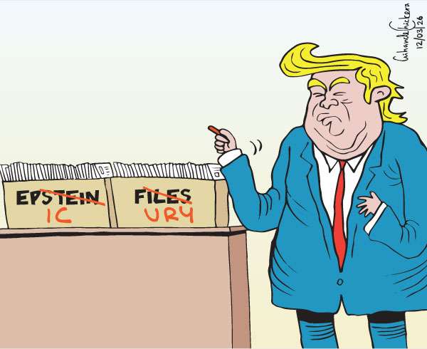 Cartoon of the Day 12-03-2026: Editing the Record