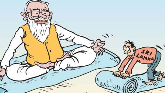 Sri Lanka enjoys the fragrance of Indian yoga