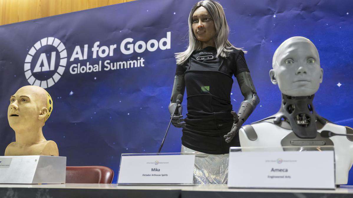 Robots say they won’t steal jobs, rebel against humans