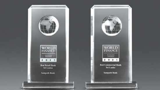 Sampath Bank marks 8th consecutive win at World Finance Banking Awards