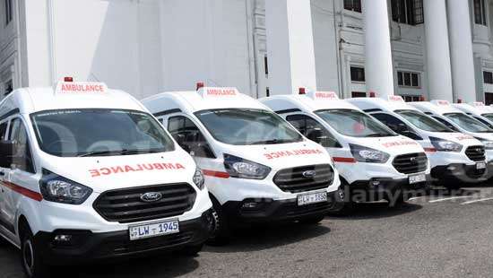 New ambulances to hospitals across the country