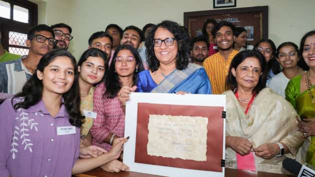 Delhi University’s Hindu College honours PM Harini Amarasuriya with new research lab