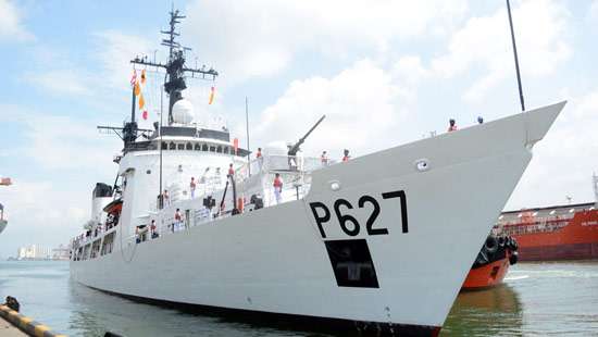 SL navy receives offshore vessel donated by US