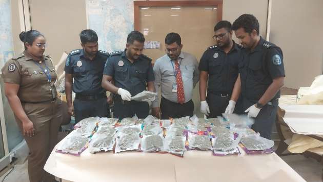 Danish woman arrested with Rs. 57 million worth of ’Kush’ at BIA