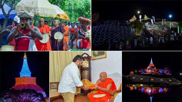 President attends Thanthirimale Aloka Pooja