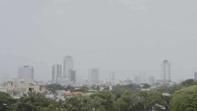 Air quality in all urban areas reaches slightly adverse levels