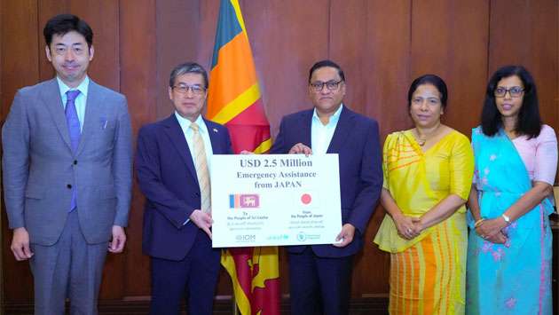 Japan grants US$ 2.5 million to support Sri Lanka’s post-cyclone recovery