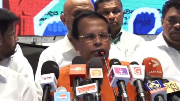Country’s democracy being buried: Maithri