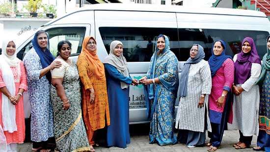 Muslim Ladies College PPA donates luxury van to the school