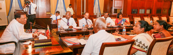 NEC officials meet President 