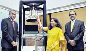 Ringing ceremonial bell