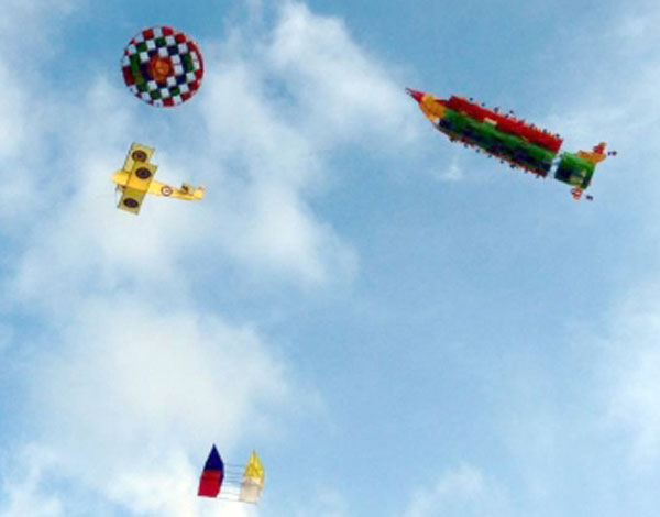 Colourful kites