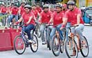 AIA staff takes health ride across Colombo City