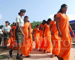 Tamil girls join Army