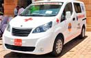 Lanka IOC donates ambulance to Lihiniyagama Divisional Hospital