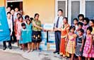 AVIC-INTL donates living goods to orphanage