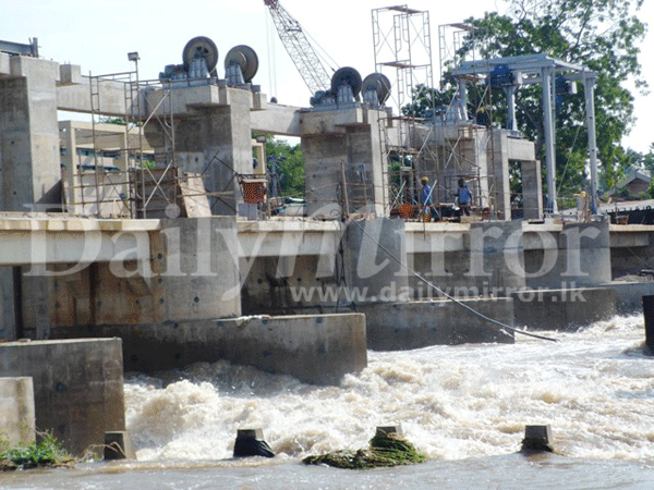 Udawalawa spill gates opened