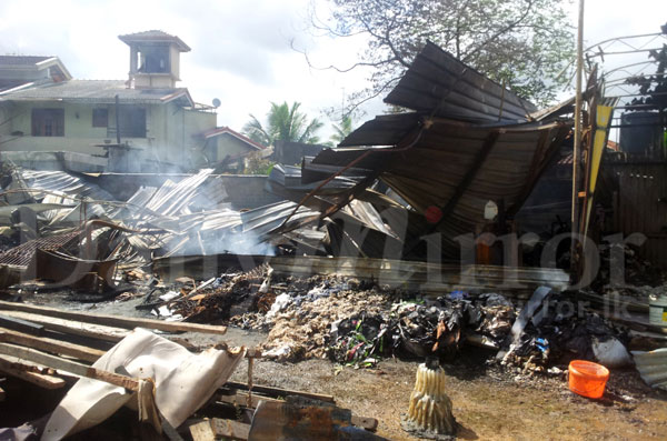 Fire destroys mattress factory