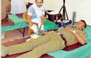 Nithyakalyani Jewellery and Rotary Club organize blood donation camp