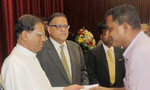Maithri pledges support to Golden Key depositors