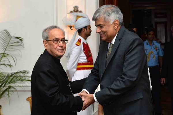 Indian President greets PM Ranil