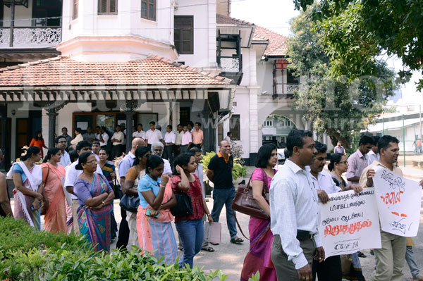 Protest against Colombo VC 